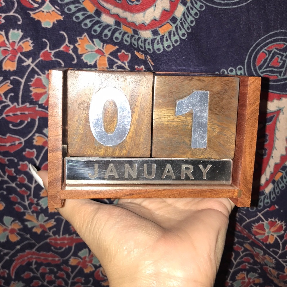 Wooden Calendar
